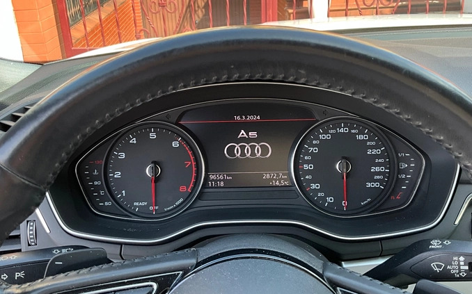 Audi A5 cena 93000 przebieg: 96600, rok produkcji 2017 z Włocławek małe 67